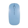 thumbnail image 2 of 2.4G Wireless Portable Ultra-thin Mute 4 Keys Wireless Optical 1600DPI for Desktop Computer Laptop Blue, 2 of 7