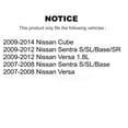 thumbnail image 2 of Transit Auto Rear Coated Brake Drum Shoes Kit for Car Nissan Versa Sentra Cube KGN-100049, 2 of 11