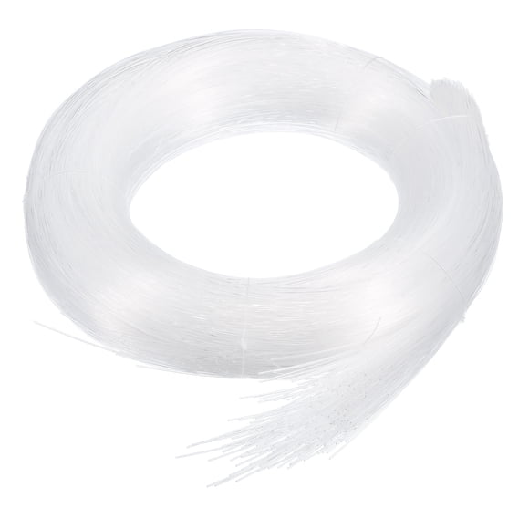Cables de fibra óptica mezclados PMMA de 13 pies y 550 piezas de Uxcell, 0.03 pulgadas de brillo lateral con iluminación LED