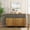 Oak Brown, variant on WAMPAT 4-in-1 Buffet Cabinets for Dining Room, 94.4" Kitchen Wood Sideboards with Drawers and Doors, Modern Coffee Bar Server Table with Adjustable Shelves for Living Room, Oak Brown
