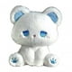 thumbnail image 3 of Peluche de juguete sentado, muñeco de peluche, decoración del hogar, adorable, coleccionable, lindo peluche Blanco y azul, 3 of 9