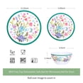 thumbnail image 5 of Melamine Dinnerware Set 12-Piece for 4 Dish Set Plates Bowls Unbreakable Dishware for Indoor Outdoor Use Lightweight Durable for Camping Picnics Parties, 5 of 10