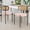 Pink, variant on MAYEERTY 2-Pack Black Modern Upholstered Dining Chairs, Rattan Back, Metal Legs, Kitchen Accent