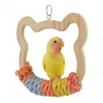 thumbnail image 1 of Columpio para pájaros Yinane juguete colgante loros Estilo A 18cmx19cm, 1 of 8