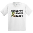 thumbnail image 3 of Inktastic Grandpa's Fishing Buddy Youth T-Shirt, 3 of 5