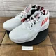 thumbnail image 2 of Adi-das DAME 8 ‘Dame Time’ White Red BlackBasketball Shoes GY0384 Men's Size 9, 2 of 6