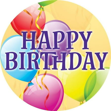 Custom Decor 4034mg 6 In Happy Birthday Accent Magnet Round Walmart Canada