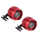 thumbnail image 2 of 2 uds zapatos faros pequeños zuecos ligeros decoración brillan en la oscuridad para caminar correr acampar regalo divertido rojo, 2 of 14