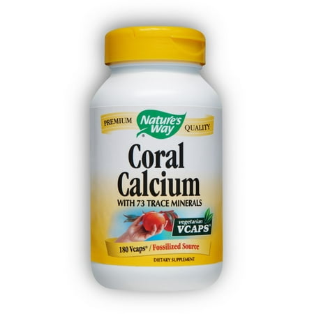 Nature's Way calcium de corail VegCap, 180 Count