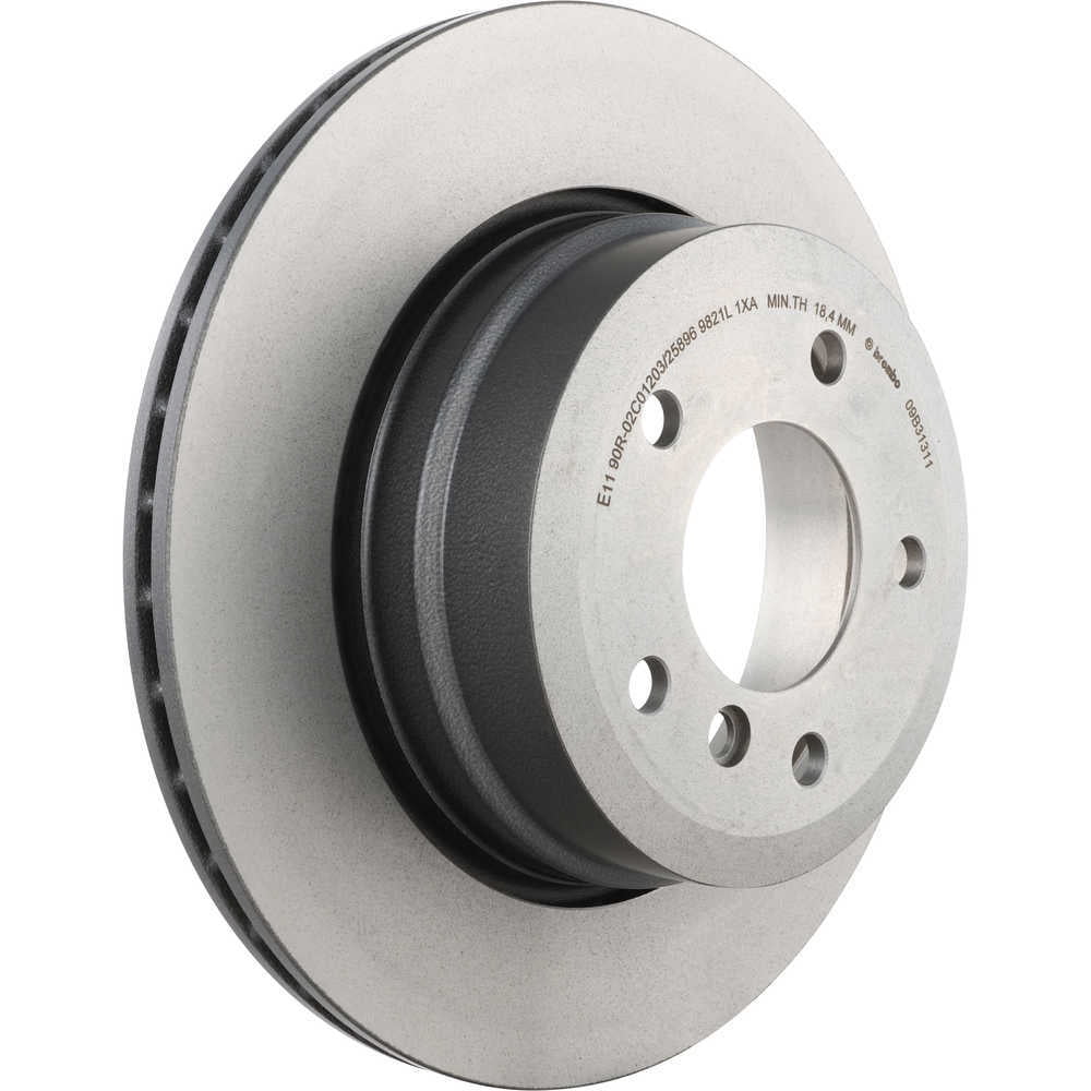 Brembo 09.B313.11 BRAKE ROTORS Fits select: 2008-2010 BMW 535 XI, 2010 BMW 528 I