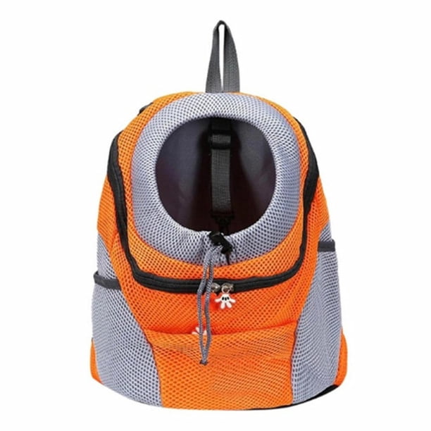 Mochila de viaje para perros y mascotas, mochila de viaje para cachorros, bolso de hombro portátil frontal