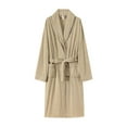 thumbnail image 4 of Celivon Terry Cloth Robes For Women Spring Autumn Long Pajamas Smooth Water Absorbing Quick Drying Nightgown Bathrobe, 4 of 4