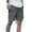 Dark Gray, variant on MTBLYS Mens Cargo Shorts Comfy Solid Color Drawstring Shorts with Pockets Lightweight Loose Fit Comfort Waist Beach Shorts Casual Shorts Men