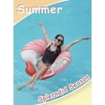 thumbnail image 4 of Snake Inflatable Swimming Ring, Swim Pool Float Floating Swim Tube Raft Summer Fun Water Beach Toys For Adults_Perfect Gift, 4 of 5