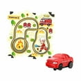 thumbnail image 4 of Puzzle Tracks,Vehicle and Puzzle Track STEM Activity Set,Puzzle Tracks with car Learning Education Toys,Preschool Educational Montessori Toy Jigsaw,Rail Car Building Toys for Kids Fire Truck Hugo Pistas de rompecabezas, 4 of 9