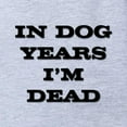 thumbnail image 2 of CafePress - FIN Dog Years Dead - Cute Infant Baby Football Bodysuit, 2 of 3