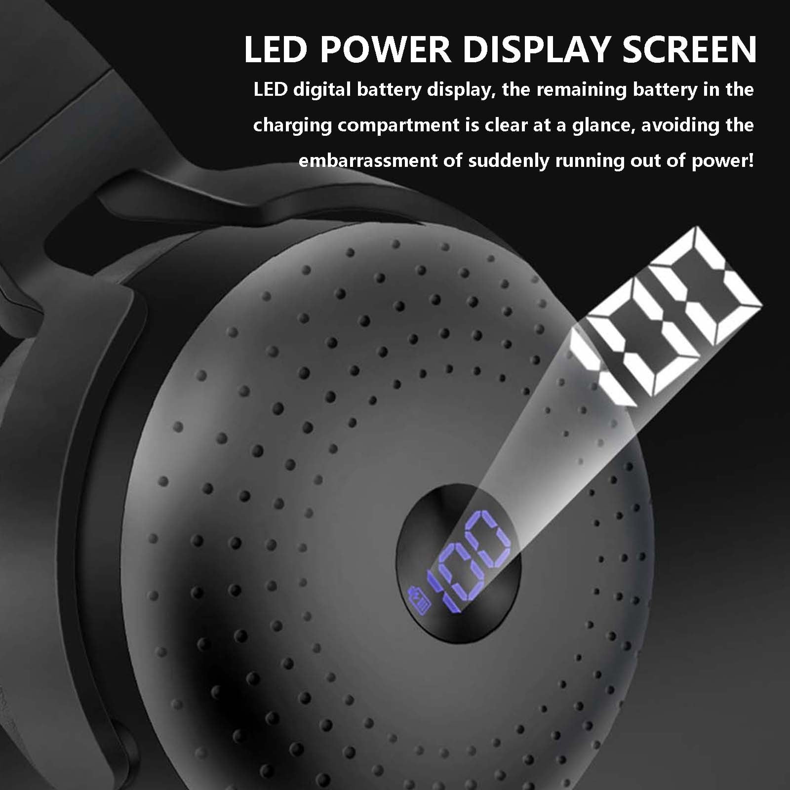 Wireless Headphones for TV, TV Headphones Wireless for Seniors with Versatile Transmitter Charging Base, Audio Sync, Bluetooth Headphones for TV, Christmas Birthday Gifts for The Elderly,Red