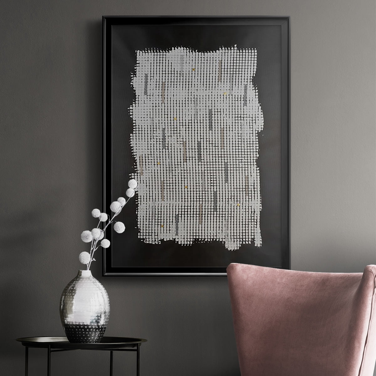 Bits & Bytes II Premium Framed Print, in Gold, Black, or Silver - Ready to Hang