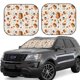 thumbnail image 1 of Balery Squirrel Parasol para parabrisas de coche de 2 piezas | Parasol plegable para parabrisas delantero de coche para la mayoría de sedanes-Medium, 1 of 6