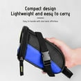 thumbnail image 4 of Xihbxyly Bolsa Trasera para Bicicleta, Diseño Reflectante, Hebilla de Liberación Rápida, Impermeable y Duradera, Fácil de Instalar, Conducción Nocturna Segura, Tela Azul 1680D, Uso Diario, 11,4 X 9,4, 4 of 7