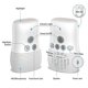 thumbnail image 4 of DBM-8 Light Night Wireless Two-way Audio Baby Monitor Talk Back Intercom Sound Alert for Infant, 4 of 5