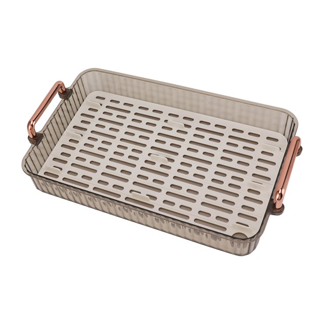 Serving Tray, Coffee Table Tray With Handles, Tea Tray, Coffee Tray, Decorative Tray Organiser, Multipurpose Trays, Serving Table Tray For Ottoman Bathroom Kitchen