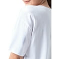 thumbnail image 3 of Time and Tru Womens Pima Cotton Boyfriend T-shirt, 3 of 6