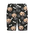 thumbnail image 6 of Xysaqa Big & Tall Men's Pajama Short Pants, Funny Dog Paw Printed Lounge Shorts for Women Plus Size Soft Elastic Waist Sleep Shorts 3X 4X 5X Summer Savings (Unisex), 6 of 8