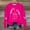 Hot Pink, variant on Fznquz Long Sleeve Sweatshirts Women Pink Graphic Crewneck Sweatshirt Fall Pullover Winter Loose Fit Womens Fashion
