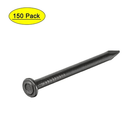 

Uxcell 41mm Wall Cement Nail Carbon Steel Electroplating Black 150 Pack