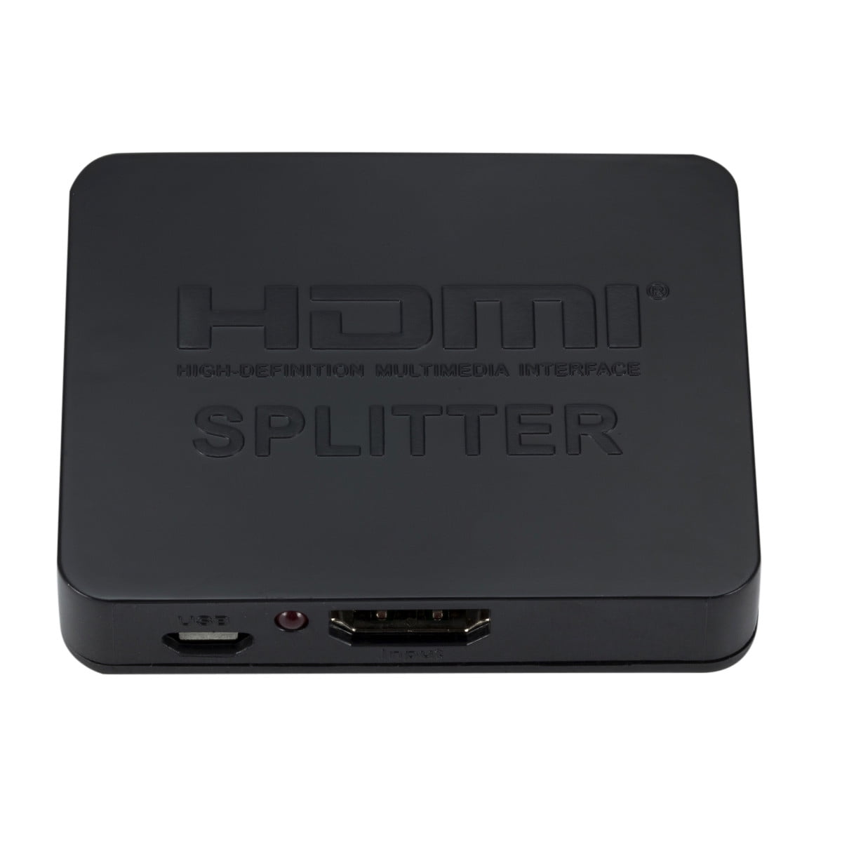 Hdmi 1 In 2 Out 1080P 4K 1X2 Hdcp Stripper Splitter Power Signal Amplifier - Walmart.com