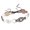 White, variant on Adjustable PU Belt With Rhinestones and Metal Decors For Men And Women Suitable For Outdoor Camping And Party