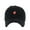 Black, variant on Peach Vintage Baseball Cap Embroidered Cotton Adjustable Distressed Dad Hat
