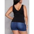 thumbnail image 3 of Plus Size Scoop Back Tank Top, 3 of 3