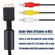 thumbnail image 3 of Cable PS2 PS3 AV, Cable AV a RCA para Playstation 2 3 /PS2/PSX/PS3 Slim WD.WDQZL Producto electrónico, 3 of 5