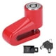 thumbnail image 4 of Candado antirrobo para bicicleta con soporte para candado, candado de seguridad multiusos para freno de disco Rojo, 4 of 9