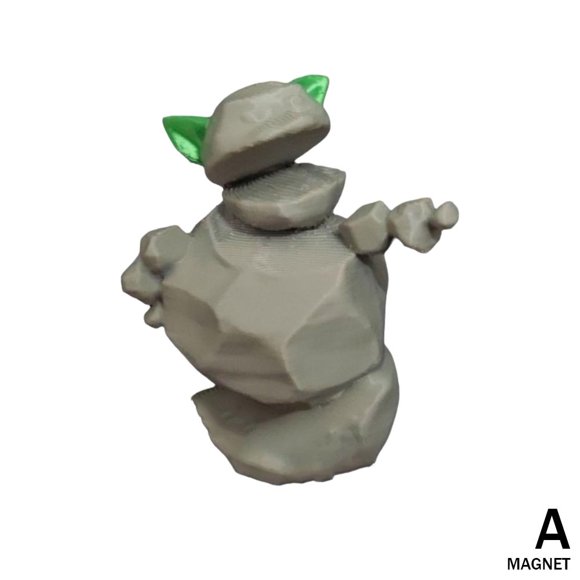 NEW 3D Printed Shiji Niangniang Creative Magnetic Multi-Piece Ornaments New Nezha Small Shiji Niangniang Small Stone