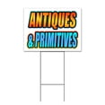 thumbnail image 1 of Antiques & Primitives (18" x 24") Yard Sign, Includes Metal Step Stake, 1 of 6