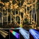 thumbnail image 1 of Xihbxyly Luces Led de Lluvia para Ducha, Efecto Romántico de Nevada, Luces Led Multicolor, Decoración de Jardín Exterior, Ideal para Bodas y Fiestas Navideñas, Tubos de 30 Cm, Juego de 8 Piezas, Resi, 1 of 3