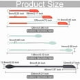 thumbnail image 2 of 10Pcs Mini Silicone Spatula Set Silicone Retractable Spatula Tiny Silicone Spoon Spatula with Iron Split Ring Adjustable Mini Spatula, 2 of 7
