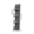 thumbnail image 3 of 51In Over Door Organizer With 4 Large Capacity Pockets Heavy Duty Hanging Organizer For Bedroom Bathroom Pantry Nursery Storage(Black#302Mj S-130Cm), 3 of 5