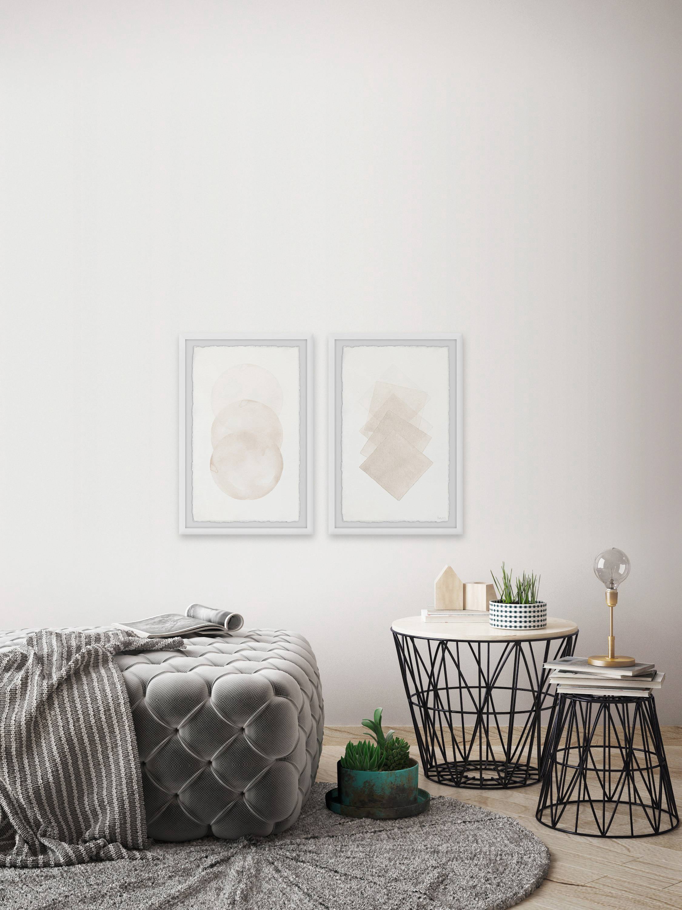 Parvez Taj Fading Creams Diptych