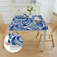 thumbnail image 2 of WYYP Fine Foliage Lace Square Tablecloth Full Width Single-Sided Printing 100% Polyester Fiber 40*40, 2 of 8
