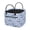Blue Floral Horse Pattern, variant on Garronmavis Blue Patchwork Quilted Laundry Basket with Handles, Foldable Large Capacity Fabric Laundry Hamper Decorative Storage Bin for Bedroom, Nursery, Bathroom