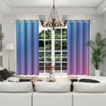 thumbnail image 3 of Lfeey Bedroom Living Room Room Darkening Blackout Curtains 63 Inches Long, Purple, 2 Panels, 3 of 6