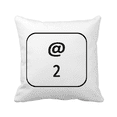 thumbnail image 1 of Keyboard Symbol 2 Throw Pillow Sleeping Sofa Cushion Cover, 1 of 3