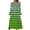 Green, variant on hotojiny Women's Long Sleeve Dresses V Neck Button Up Casual Long Dress Fashion Striped A Line Flowy Dress
