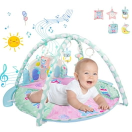 Campmoy 5 in 1 Baby Play Gym with Kick Piano 5 Sensory Toys Extra Large Non Slip Mat Walmart