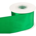 thumbnail image 2 of GFDYREE 3" Inch Double Faced Satin Ribbon Emerald Solid Polyester Craft Ribbon - 25 Yards Perfect for Gift Wrapping, Crafts, Wreath, Wedding Party Ceremony Decoration, Floral Arrangement, Se, 2 of 7