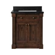 Martha Stewart Gables 30 in. Vanity from Skylands Collection in Rosewood finish
